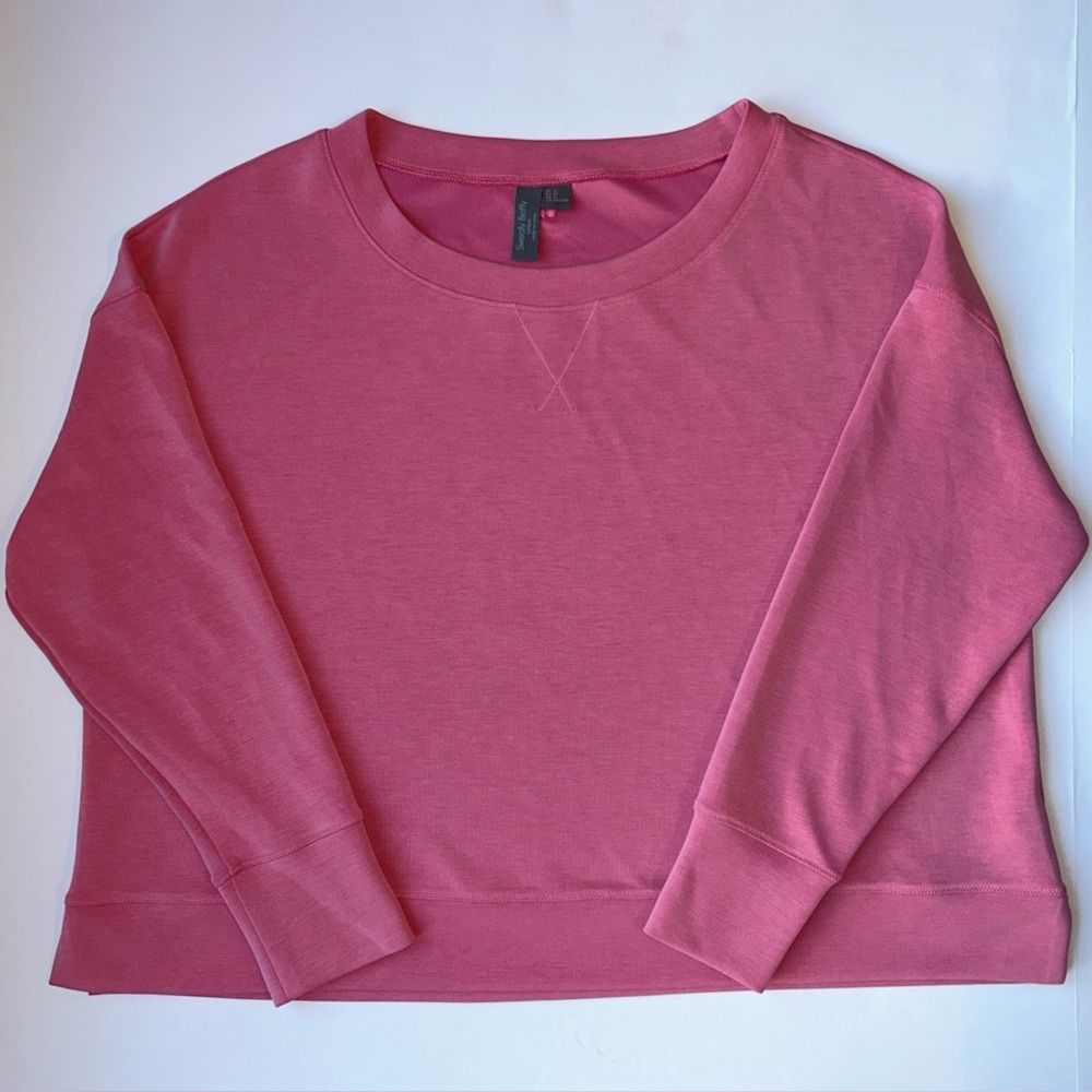 Sweaty Betty Women’s Sz XL Summer Sand Wash Pullover Sweatshirt